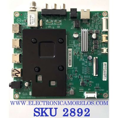 MAIN PARA INSIGNIA UHD 4K SMART TV / NUMERO DE PARTE XKCB02K060 / 715GA715-M01-B00-005K / (G)XKCB02K060000X / PANEL TPT650UA-QVN07.U REV:S500W / MODELO NS-65DF710NA21